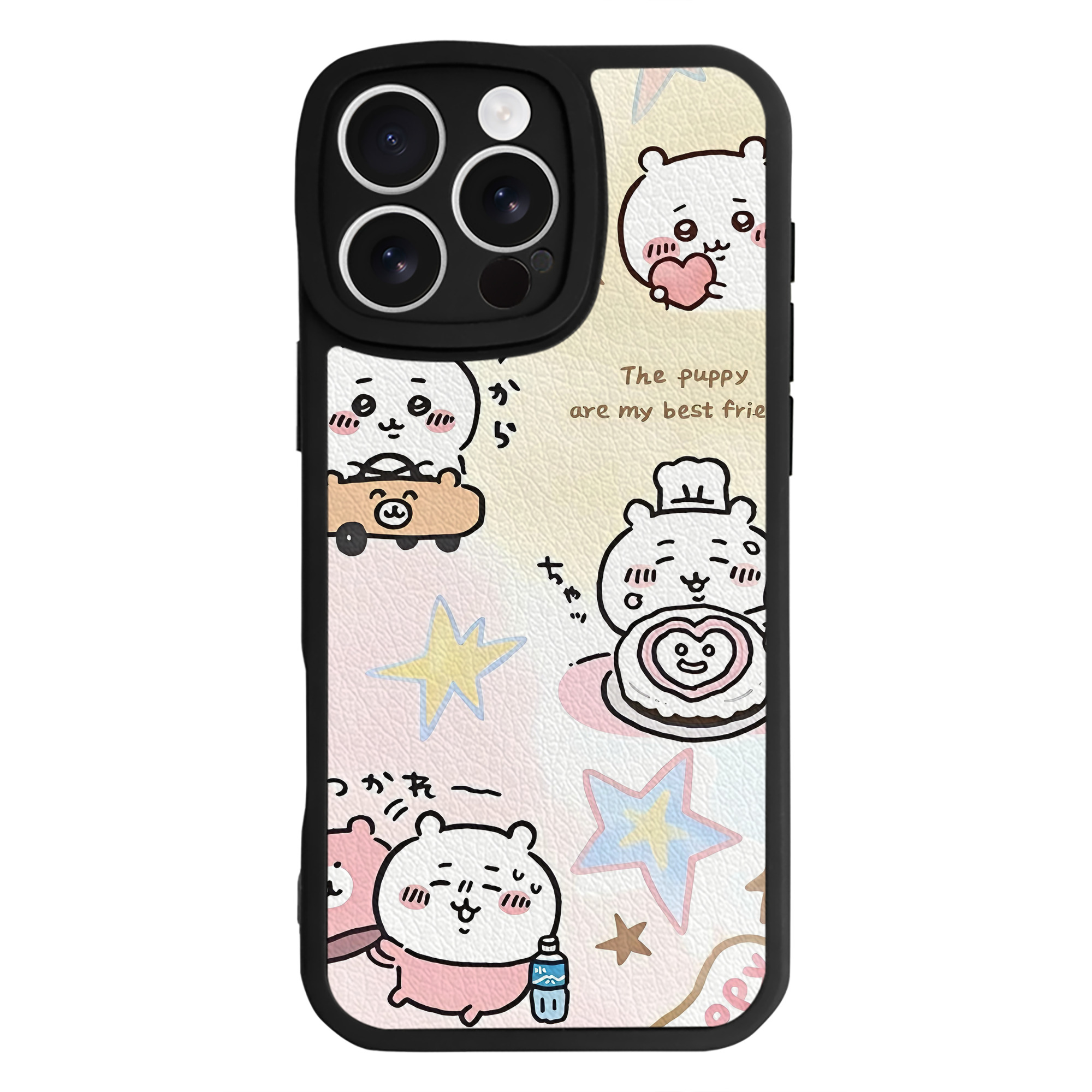 （画像用） ちいかわ Chii-kawa 【iPhone 16シリーズ対応】シリコンスマホケース（レザー調） 材質：シリコン